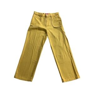 Cappagallo Sz 10 Trousers Pants Yellow